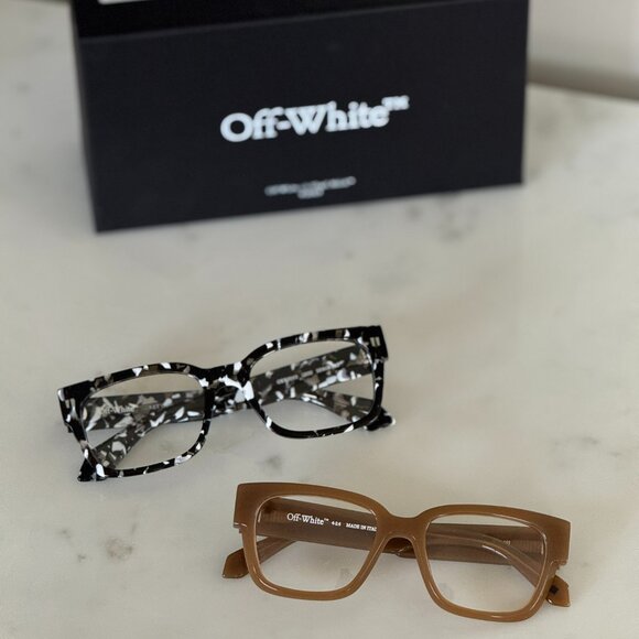 Off-White STYLE 53 Women Eyeglasses Square Havana Black OERJ053 STYLE 53 1200 - Picture 11 of 14